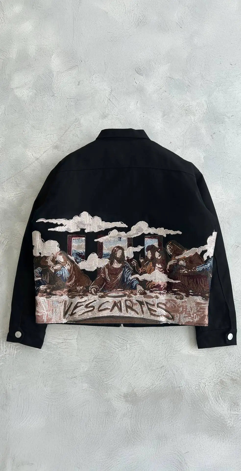 Amerikanische Retro-Lederjacke Y2Kcoats Herren Damen Hip Hop Retro Stickerei Übergroße Jacke Lässige Reißverschluss Motorradkleidung