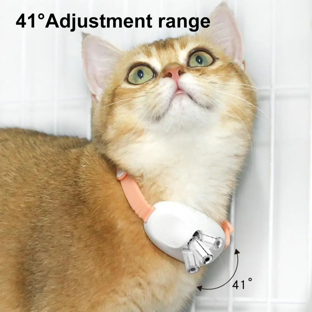 Tragbares automatisches Katzenspielzeug mit Lichtpunkt, interaktivem Selbstunterhaltungslaser, Katzenhalsband zum Necken mit Laser, für Hauskatzen