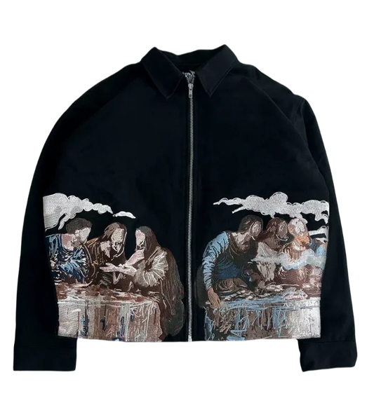 Amerikanische Retro-Lederjacke Y2Kcoats Herren Damen Hip Hop Retro Stickerei Übergroße Jacke Lässige Reißverschluss Motorradkleidung