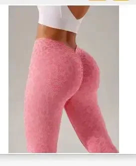 Damen Leggings mit Leopardenmuster und V-Taille, halblange, schlanke Leggings, Stretch, hohe Taille, Hüftlifting, sexy Yoga-Strumpfhose, Fitnessstudio, Laufsporthose