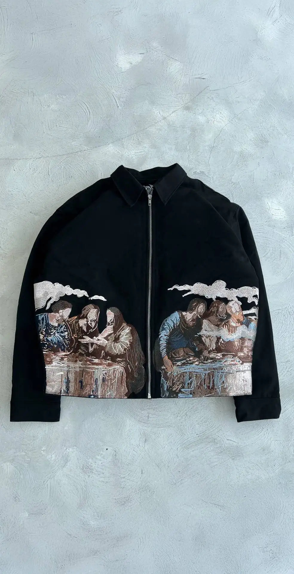 Amerikanische Retro-Lederjacke Y2Kcoats Herren Damen Hip Hop Retro Stickerei Übergroße Jacke Lässige Reißverschluss Motorradkleidung